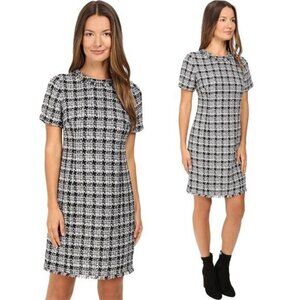 KATE SPADE Woodland Tweed Wool Blend Textured Sheath Dress Women's Size 10